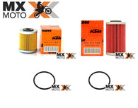 Kit 2 Filtros de Óleo de Papel + 2 Orings Originais KTM 690 Enduro R 2012 a 2020 - Husqvarna 701 2016 a 2020 - HQV-701-Oil-Filter-Kit