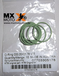 ( 01 ) O´RING / ORING / ANEL DO Filtro de Óleo Original KTM 250/350/450 – 07703305178