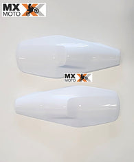 Par Abas Plástica Branca para Protetor de Mão Aberto Original Husqvarna TX/FX/TE/FE 2022 a 2024 - GAS GAS 21 a 24 - 25102082044AB