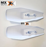 Par Abas Plástica Branca para Protetor de Mão Aberto Original Husqvarna TX/FX/TE/FE 2022 a 2024 - GAS GAS 21 a 24 - 25102082044AB
