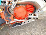 Kit Acerbis X-POWER Protetor Tampa Magneto + Protetor Tampa Embreagem e Bomba Dagua KTM 2T EXC / SX  250/300 - 2017 a 2019 / Husqvarna 2T TE/TC 250/300 17 a 19. ( PRETA  - 2726840001 ou LARANJA - 2726840237 )