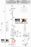 Giglê e Sede / Estilete / Agulha de boia Carburador Original para Carburador Mikuni KTM - Husqvarna 2T 2017 em diante - 55431020000