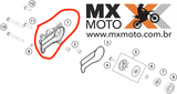 Tampa Da Bomba DAGUA Original KTM 250/300 2T 2017 a 2019 - Husqvarna 250/300 2T 2017 a 2019 - 55435052000
