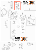 Map Sensor Original KTM 250/350/450/500 2011 a 2016 - Husqvarna FE 250/350/501 14 a 16 - Husaberg 2009 a 2014- 81241085044
