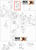 Map Sensor Original KTM 250/350/450/690 2007 a 2022 - Husqvarna 250/350/450/701 14 a 22 - GAS GAS 250/350/450/700 21 a 23 - 75041085044