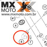 Mangueira da Bomba Combustível ORIGINAL KTM 11 a 19 / HUSQVARNA 16 a 19  - 77407116000