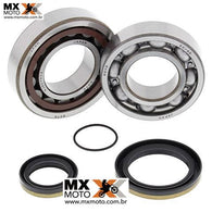 Kit Rolamentos e Retentores Virabrequim KTM 2T EXC / XCW / TPI - 2004 a 2024 - Husqvarna 2T TE/TX 14 a 24 - Husaberg 2T TE 11 a 14 - Gas Gas EC250/300 EX250/300 MC250 2021 a 2024 - All Balls - 24-1098