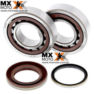 Kit Rolamentos e Retentores Virabrequim para KTM 4T SX-F 250 05 a 12, XC-F 250 07 a 12, XCFW 250 06 a 12 - All Balls - 24-1105