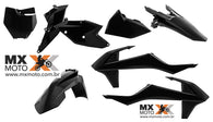 Kit Plástico Polisport cor Preta para KTM EXC/EXCF 17 a 19 - SXF/XCF 16 a 18 - 8 PEÇAS - 64-90681