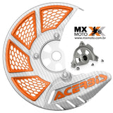 Protetor Disco de Freio Dianteiro Acerbis KTM Todas 2T e 4T 2016 a 2025 / Husqvarna Todas 2T e 4T 2016 a 2025 / GAS GAS 21 a 25 ( todas ) - (Com eixo 22mm)