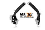 Protetor Quadro Acerbis X-Grip KTM/HUSQVARNA 2T / 4T - 2017 a 2019 - Branco/Preto - 2449531035