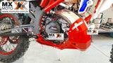 Protetor de Motor e Cano Beta RR / Racing 2T 250/300 2013 a 2019 - Cores: Prata, Preto ou Vermelho - Start Racing