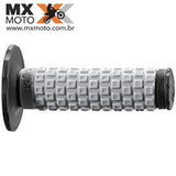 Punho / Manopla Universal Pro Taper Pillow Top MX Grips - Preto/Cinza/Preto - 02-4858
