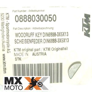 Trava do Virabrequim DIN6888-3X5X13 Original KTM 1994 a 2025
