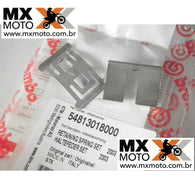 KIT CHAPINHAS BREMBO ORIGINAL QUE SEGURA PASTILHA DE FREIO TRASEIRA NA PINÇA - 54813018000