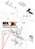 Cabo / Magote / Flexível / Mangueira / Conduite Embreagem Original KTM HUSQVARNA Husaberg ate 2016 - 54832063000