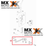 Pedal de Freio Traseiro Original KTM  2T/4T EXC / EXCF 150 a 350  2017 a 2023 - Husqvarna FE/TE 17 a 23  - TX 300 17 a 22 - Gas Gas EC250-300-250F-350F EX300 21 A 23 - MC250 22 e 23 - 55413050044
