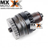 Bendix Engrenagem partida / Motor de Arranque Original KTM 2T 250/300 2008 ate 2013 e KTM 200 XCW 14 a 16 , Husaberg e Husqvarna  ( 18/27 Dentes ) - 55140026100