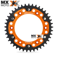 Coroa Tri-metal Supersproxs Original Laranja Para KTM 690 todas - Tamanhos 42 a 45.