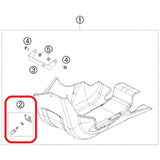 Quick Release / Saca - Trava Rápido para Protetor Motor Original KTM  59003090350