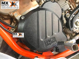Protetor de Tampa Magneto / Ignição (Preta) - Race Pro Parts para KTM 2T EXC / SX / TPi 250/300 - 17 a 23 / Husqvarna 2T TE/TX/TPi 250/300 17 a 23 -  GAS GAS EX 300 2021 e 23