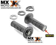 Punho / Manopla LOCK ON ( Open Ends ) Aberto na Ponta Original KTM SXF, XCF 2015 em diante - EXC, EXCF 2017 em diante / Husqvarna FC 16 em diante - FE, TE, FX, TC, TX 2017 em diante - Gas Gas 21 em diante - original ODI - 79002121200