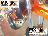 Protetor de Curva Carbono / Fibra KTM 2T EXC 250/300 2017 a 2019 - Husqvarna TE TX 250/300 17 a 19 - Marca Kicarbono