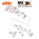Kick start / KICKSTARTER / Pedal de Partida 2T / 4T  Original KTM - 77133070144