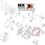 Junta Tampa Magneto / Estator Original HUSABERG FE 250 13 e KTM 250-350 XCF-SXF-XCFW-EXCF 2011 A 2015 - GASKET TORQUE LIMITER - 77240043000