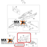 Protetor de Corrente da Balança Original KTM EXCF, EXC, XCW, XCFW 12 a 23 - Husqvarna FE TE 14 a 23 - GAS GAS EC 250, 300, 350 21 a 23 - 78104060010