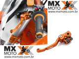 Manete Embreagem Retrátil Laranja Original KTM 2006 em diante - para cilindros Brembo - 7870293104404