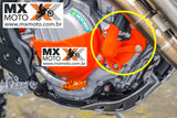Protetor Bomba dagua Original Laranja KTM 250/350 EXC-F 2017 a 2022 : SXF / XCF 250/350 16 a 21 - 79035994000EB