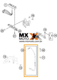 CABO DE SENSOR / HODOMETRO ORIGINAL KTM 2006 em diante - HUSABERG -10 a 14  - HUSQVARNA 14 em diante  - GASGAS EC250-300-250F-350F 2021 em diante - 54814068100