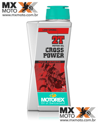 ( Nova Embalagem ) ÓLEO MOTOREX CROSS POWER 2 TEMPOS 100% SINTÉTICO PARA MISTURAR NA GASOLINA MOTOS 2T