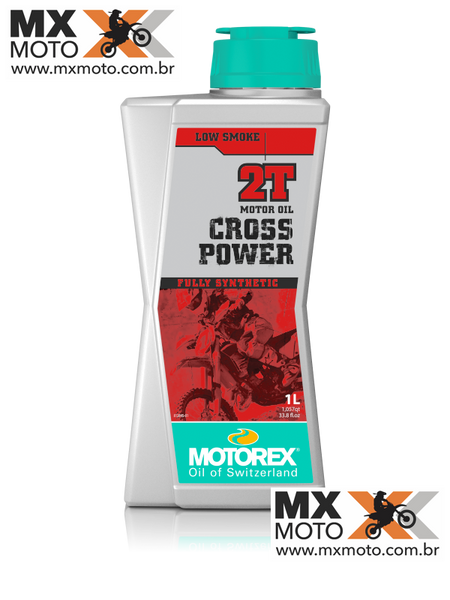 ÓLEO MOTOREX CROSS POWER 2 TEMPOS 100% SINTÉTICO PARA MISTURAR NA GASOLINA MOTOS 2T