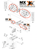 Kit Completo Reparo Rolamentos do Link KTM / Husqvarna  All Balls - 27-1180