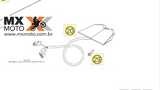 ( No PIX R$ 399,00 ) Luz Lanterna LED Traseira Original KTM e Husaberg ( antigas ) - 76514040000