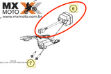 Luz Lanterna LED Traseira Original Husqvarna 2017 em diante modelos EU ( Europeu ) - 26514040000