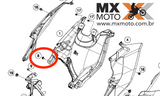 Parafuso Especial Para Prender Carenagem Fixa Original KTM M6X15X3 - 83008000015