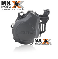 Protetor Tampa de Magneto Acerbis X-Power Preto para KTM 450 SXF/XCF 16 a 21 - EXCF 450 17 a 19 - 500 17 a 21 e Husqvarna 450/501 2016 a 2021  - 2709750001