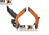 Protetor Quadro Acerbis X-Grip para KTM SX / SX-F / XC / XC-F - 2019 e 2022 / EXC e EXCF 2020 a 22  - Laranja/Preto ou Preto/laranja