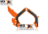 Protetor Quadro Acerbis X-Grip para KTM SX / SX-F / XC / XC-F - 2019 e 2022 / EXC e EXCF 2020 a 22  - Laranja/Preto ou Preto/laranja