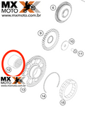 Rolamento da Engrenagem de Partida Original KTM 250/350 13 a 19 - Husqvarna 250/350 14 a 19 - FREEWHEEL GEAR - 0618253216