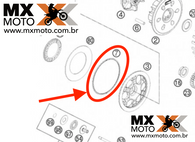 Arruela Grande da Embreagem Original KTM 2T 250/300 e 4T 250/350/450/500 2012 a 2024 - Husqvarna 2T/4T 2014 a 2024 - Gas Gas 2T/4T 21 a 24 - 78132013000