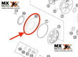 Mola Grande da Embreagem Original KTM 2T 250/300 e 4T 250/350/450/500 2012 a 2023 -  Husqvarna 2014 a 2023 - GAS GAS 21 a 23 - 78132005000