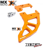 Protetor de Disco Freio Traseiro Aluminio Anodizado Laranja BMS Réplica KTM 04/22 - BMS 46747