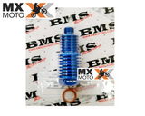 Cooler de Pinça de Freio Traseiro Azul Aluminio Anodizado BMS para KTM 2004 a 2020 - Husqvarna 2014 a 2018 - BMS 48102