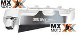 Pedaleira Drop BMS em Alumínio Polido para KTM 06 a 16 / HUSABERG 11 a 14 / HUSQVARNA14 a 16 / SHERCO 2012 em diante - 48185