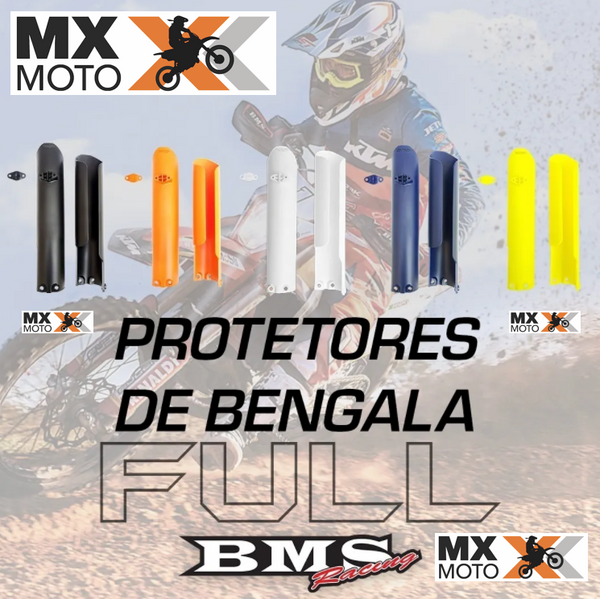 Protetor de Bengala Full Bms Racing KTM e Husqvarna 2016 a 2023 - Gas Gas 18 a 23 - MXF e Beta*