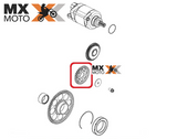 Engrenagem Conectora do Motor de Partida Original KTM 250/350 SXF/XCF 16 a 22 / EXCF 17 a 22 - Husqvarna 250/350 16 a 22 - GASGAS EC250F/350F EX250F/350F MC250F/350F 2021 a 2022- 79240022100